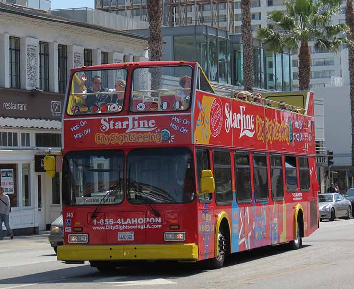 StarLine City Sightseeing New Flyer open topper 348